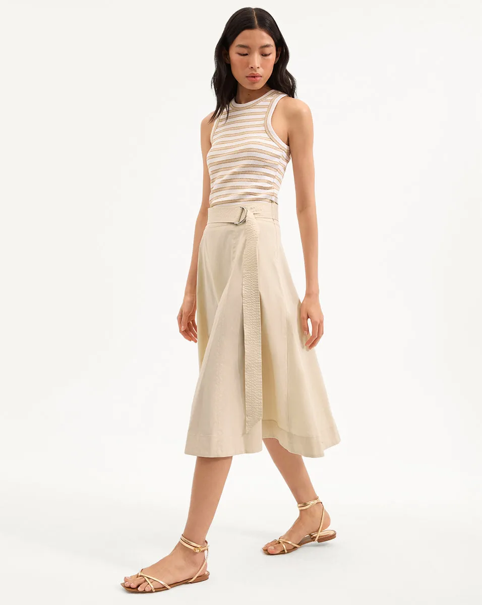 Facia A-Line Midi Skirt