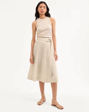 Facia A-Line Midi Skirt