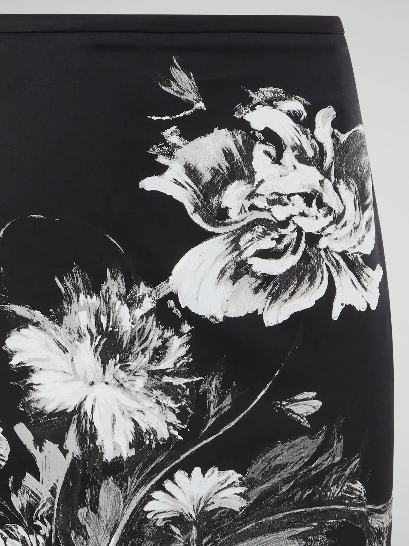Flora Print Pencil Skirt