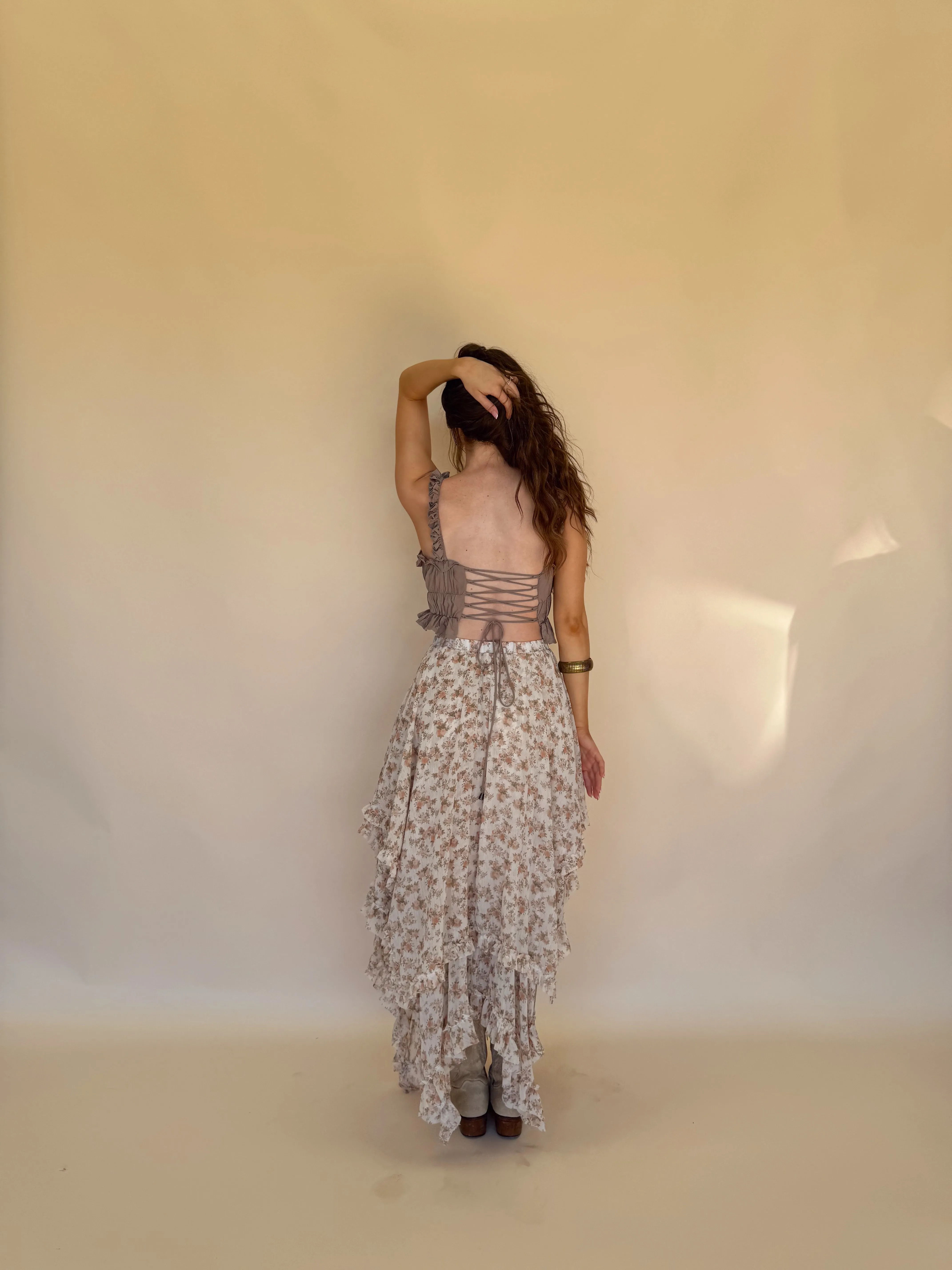 Foliage Midi Skirt