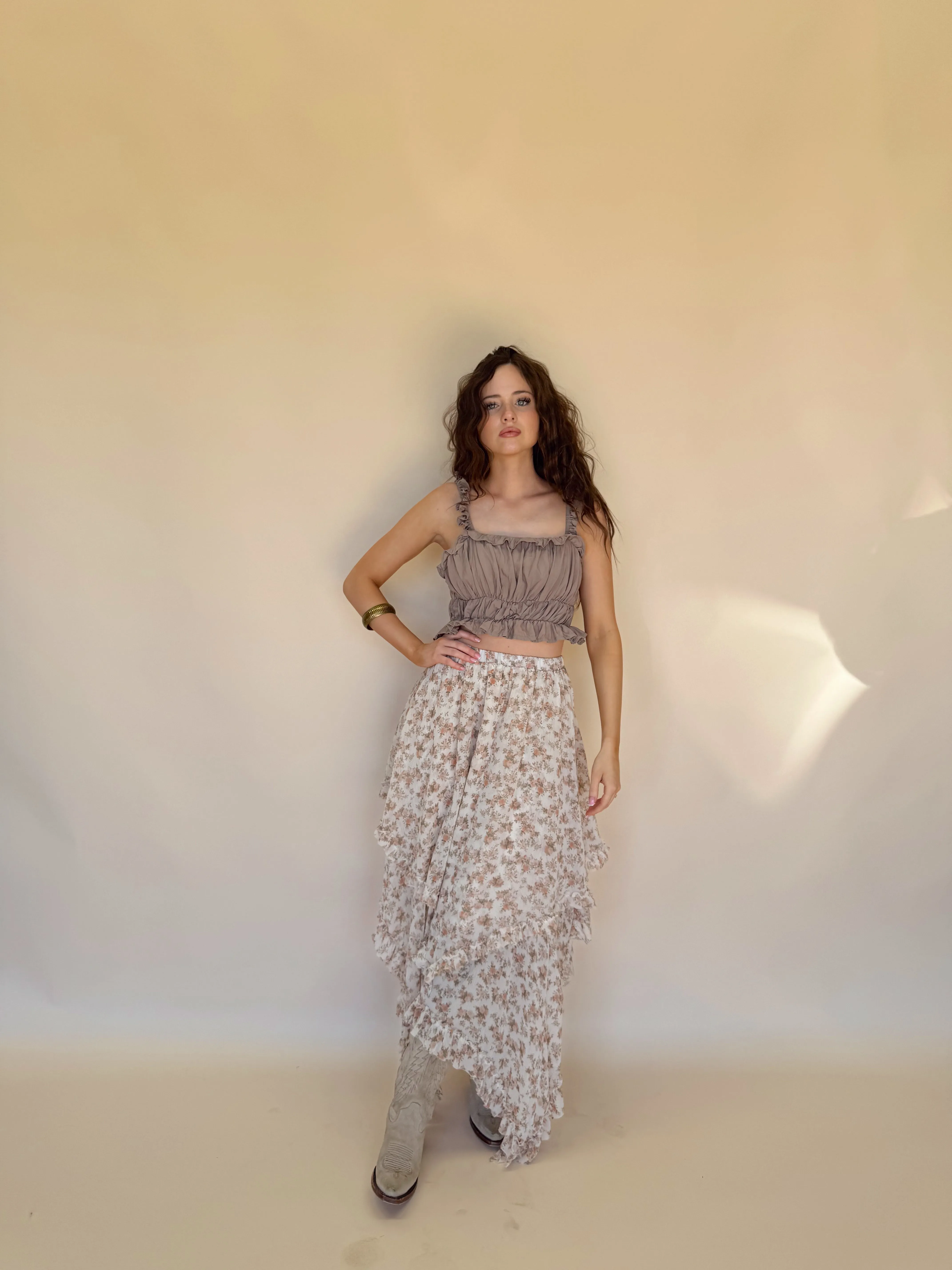Foliage Midi Skirt