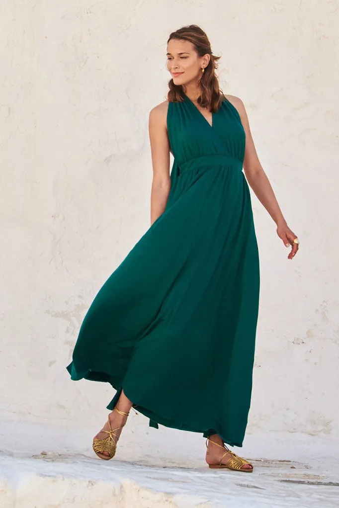 Forest Dream infinity maxi dress
