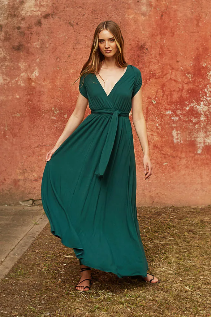 Forest Dream infinity maxi dress