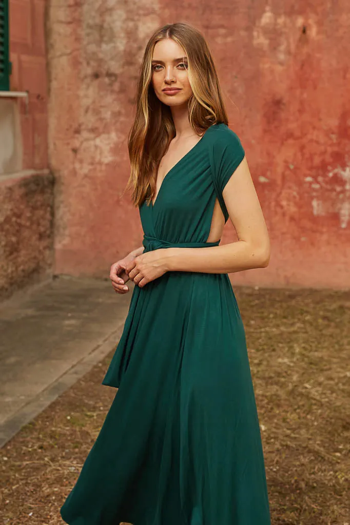 Forest Dream infinity maxi dress