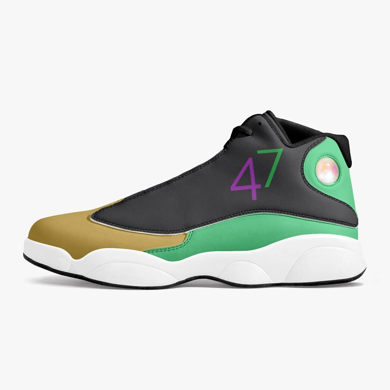 FOUR SEASONS ( High-Top Leather Basketball Sneakers )