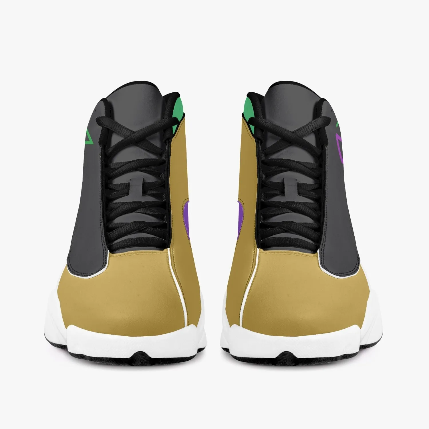 FOUR SEASONS ( High-Top Leather Basketball Sneakers )
