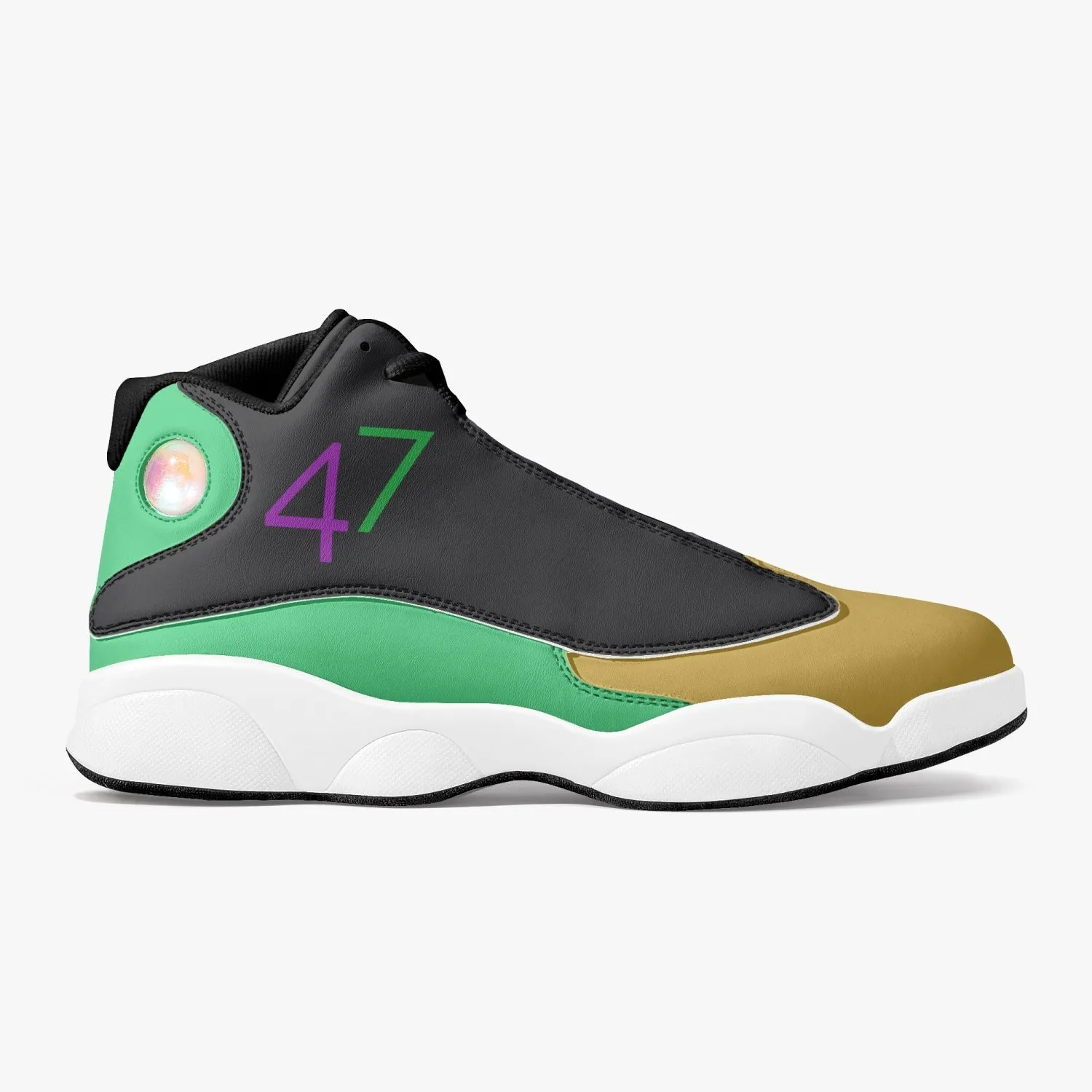 FOUR SEASONS ( High-Top Leather Basketball Sneakers )