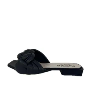 Fucsia Sandal Black