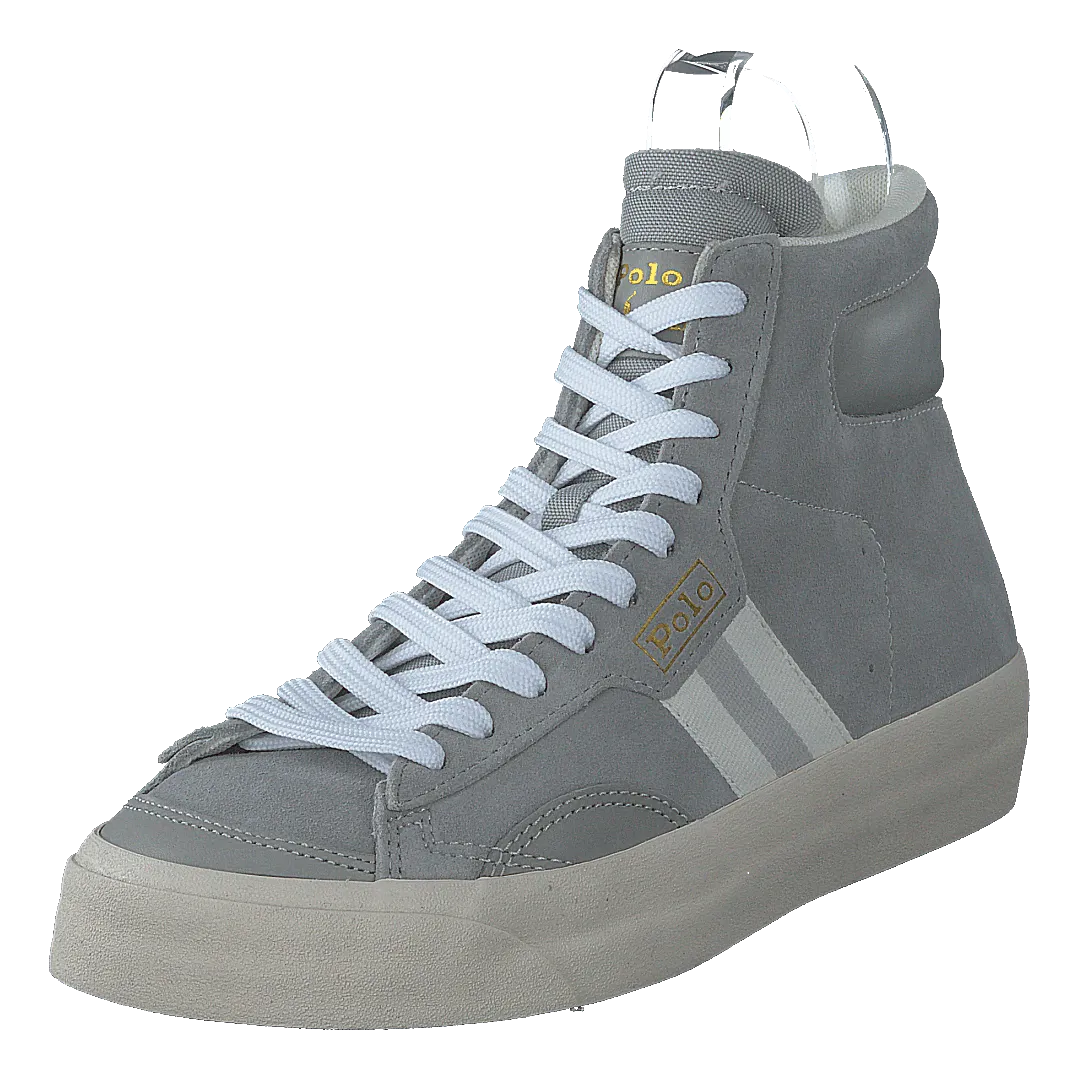 Gervin Mid Suede Sneaker Soft Grey