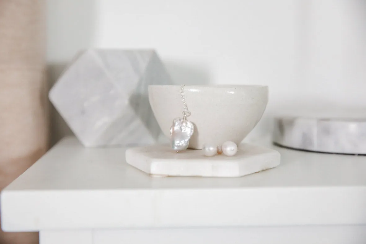 Giant Baroque Pearl Necklace