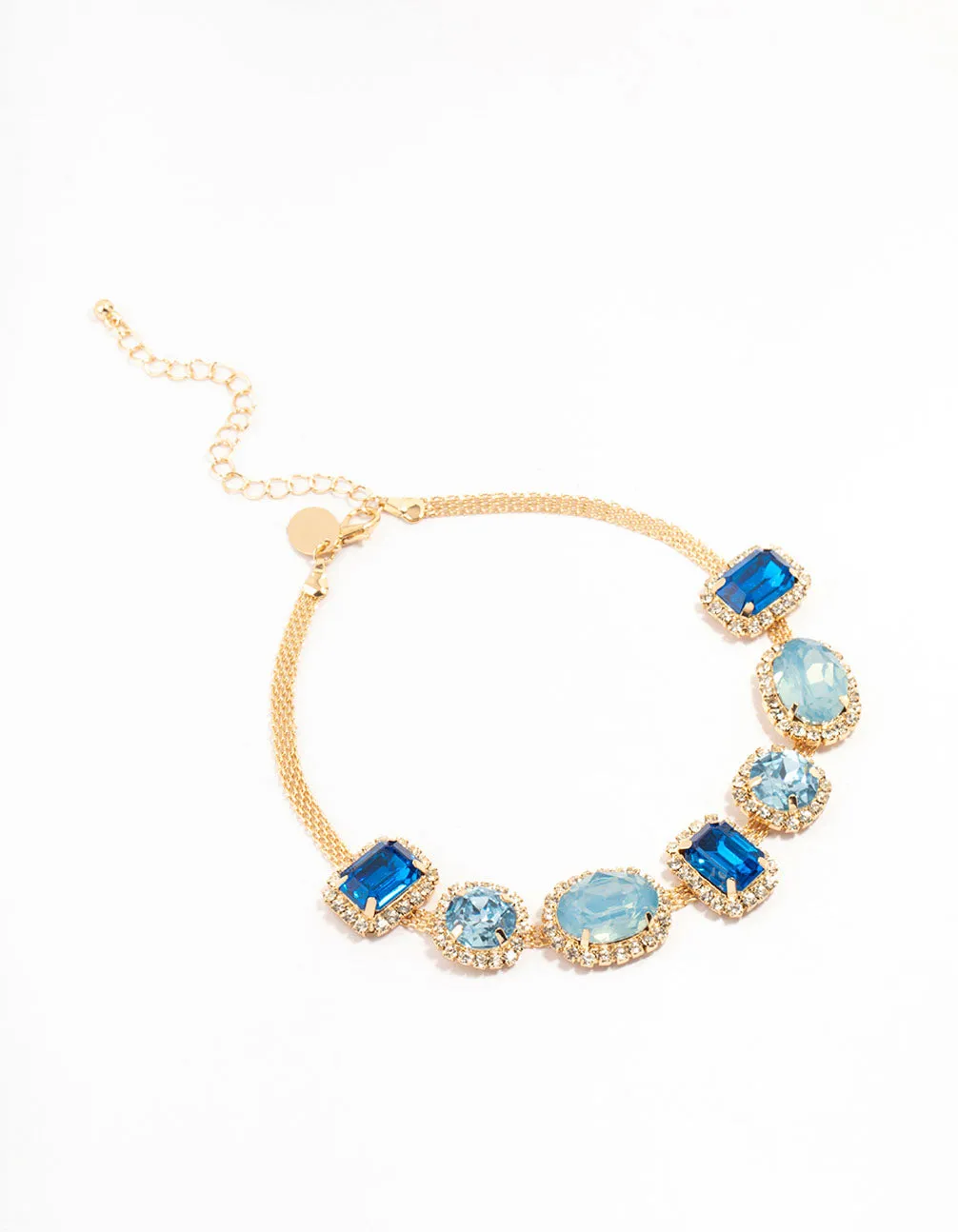 Gold Statement Choker Necklace