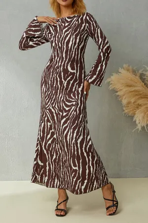 HBR1297 Wild Streak Maxi Dress