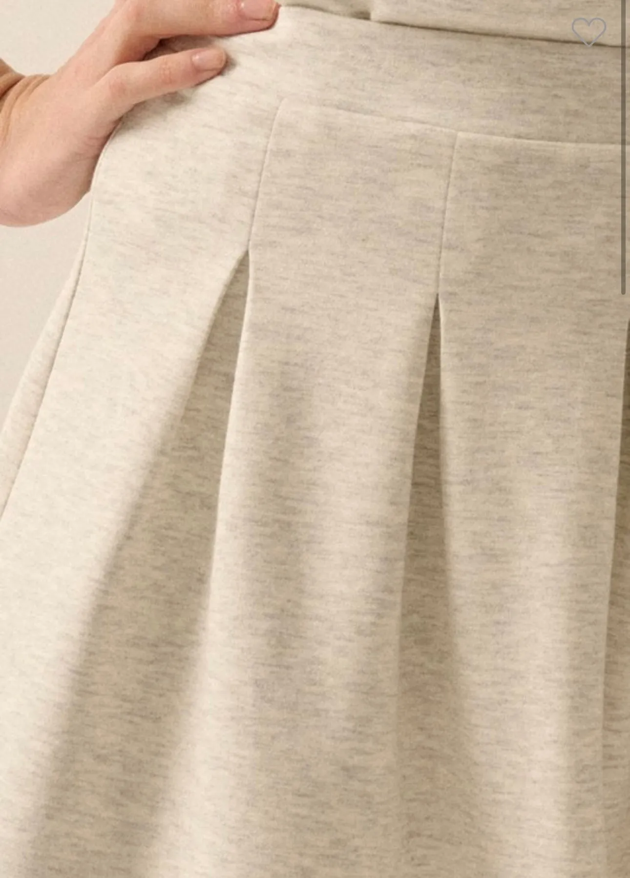 Heather Gray Scuba Skort