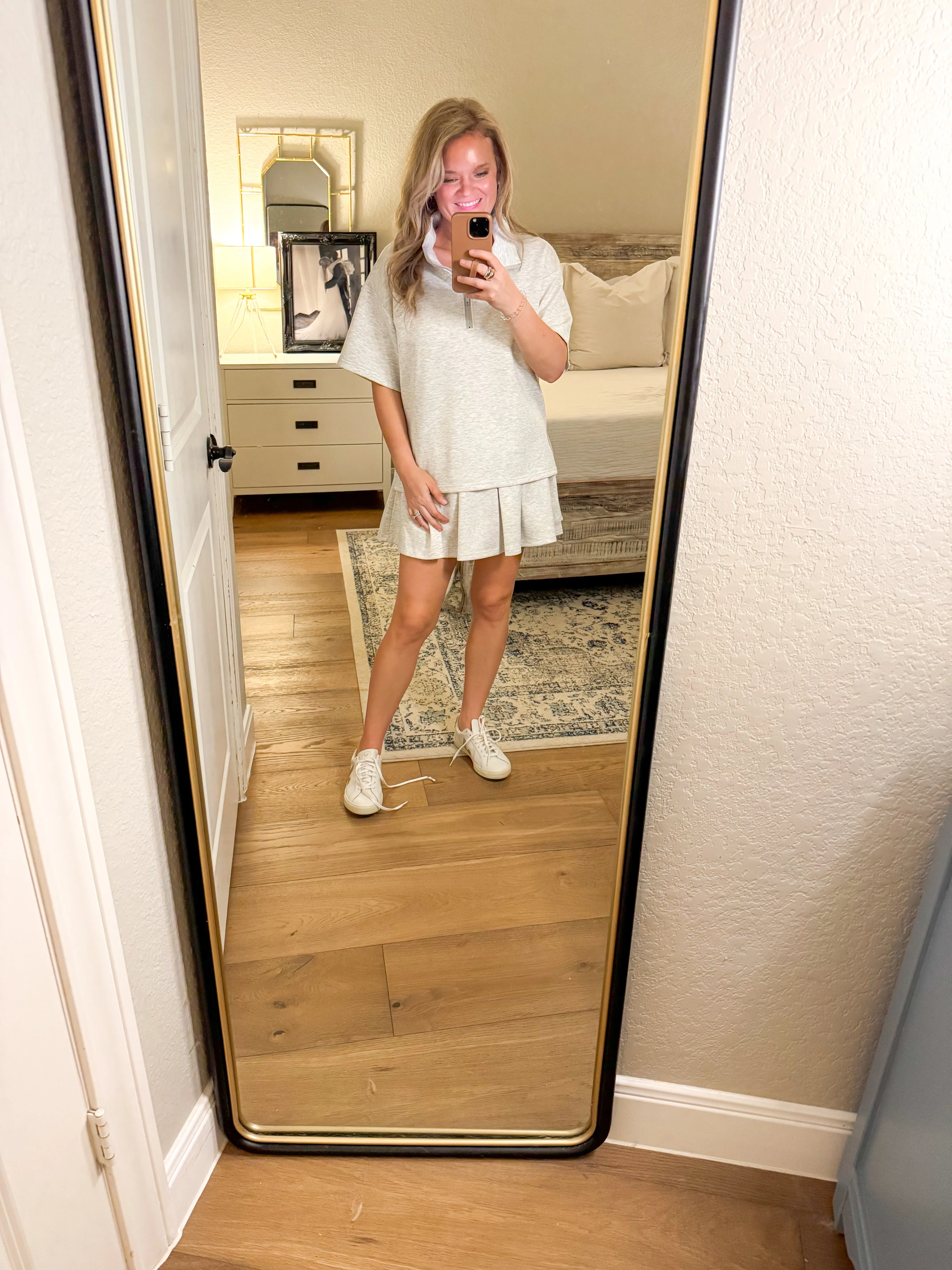 Heather Gray Scuba Skort