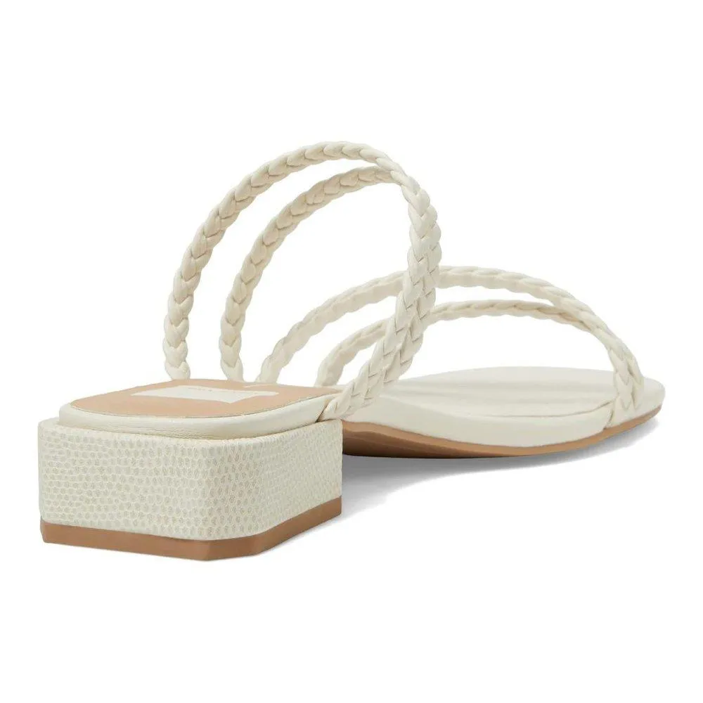 Hydie Ivory Braided Strappy Heeled Sandals