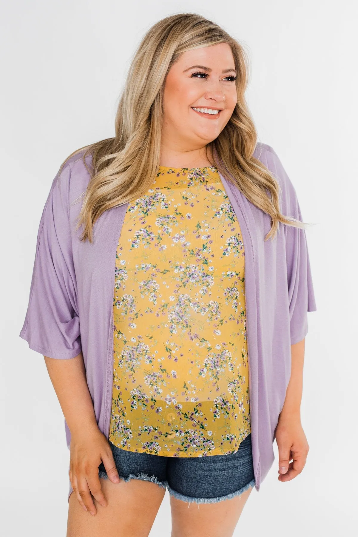 In Perfect Harmony Floral Ruffle Sleeve Top- Yellow