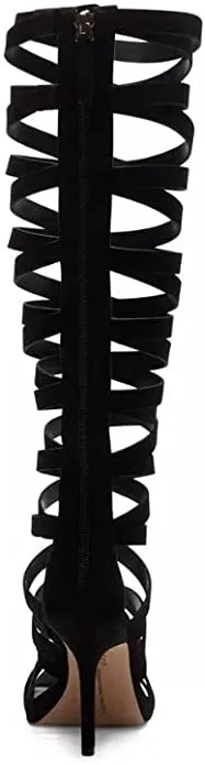 Inc International Concepts Aminah Abdul Jillil for Inc Lennox High Strappy Dres, Black, 8.5M