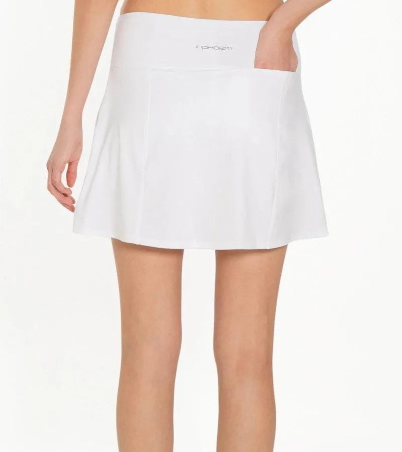 Iphorm Pleated 15 Inch Skirt White