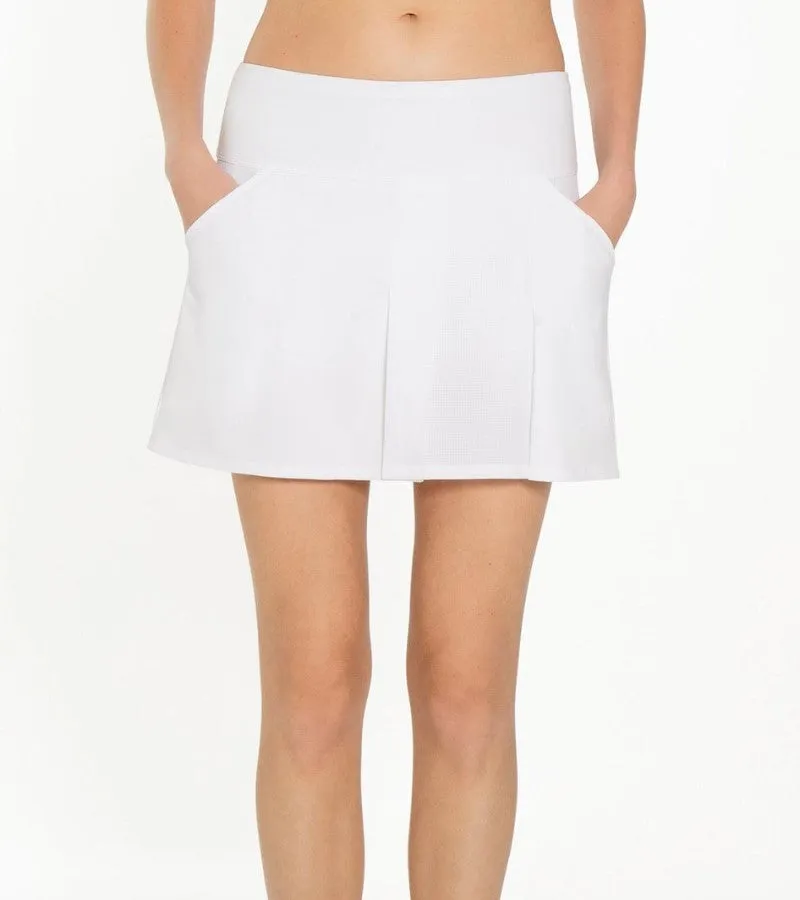 Iphorm Pleated 15 Inch Skirt White