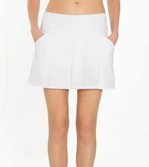 Iphorm Pleated 15 Inch Skirt White