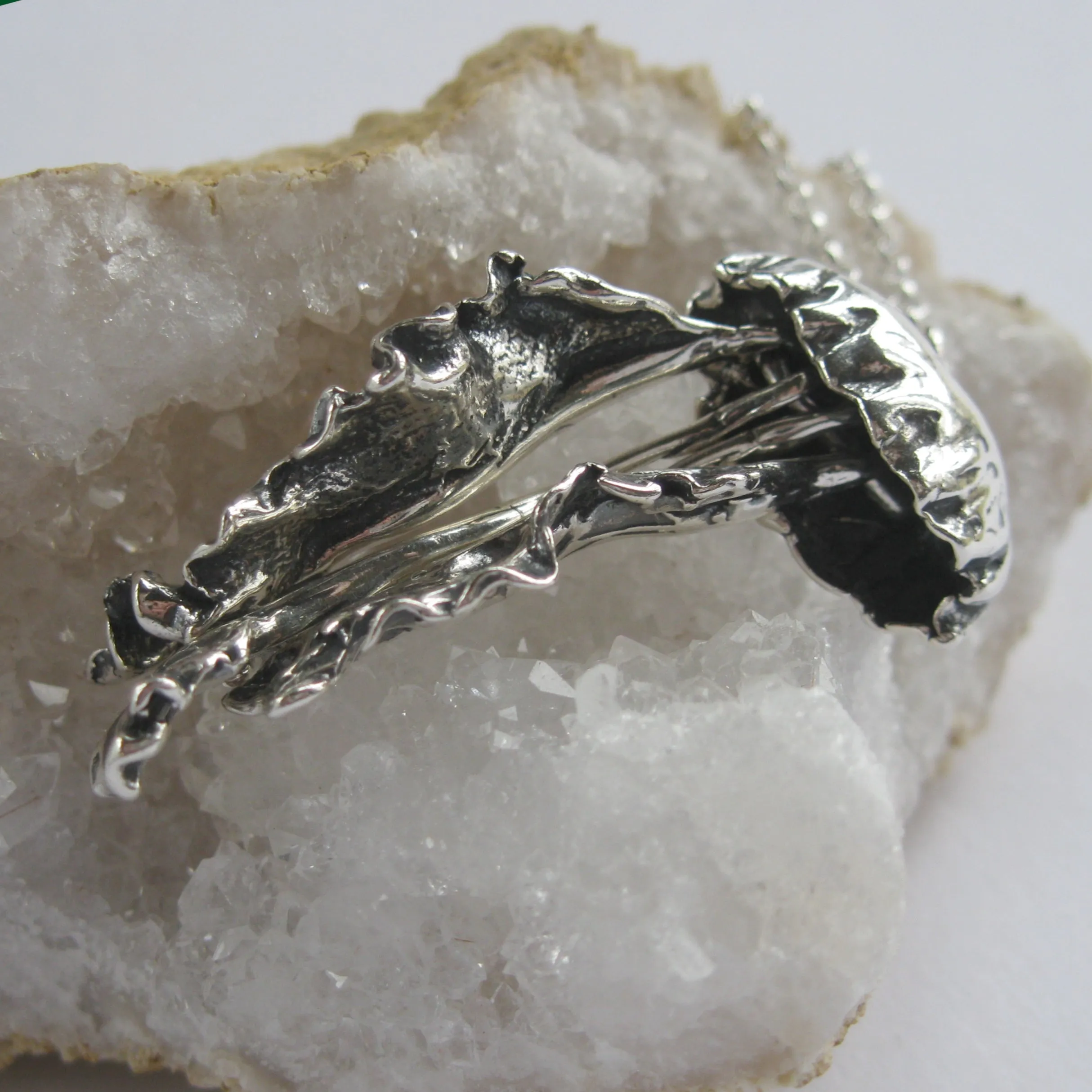 Jellyfish Sterling Silver Necklace