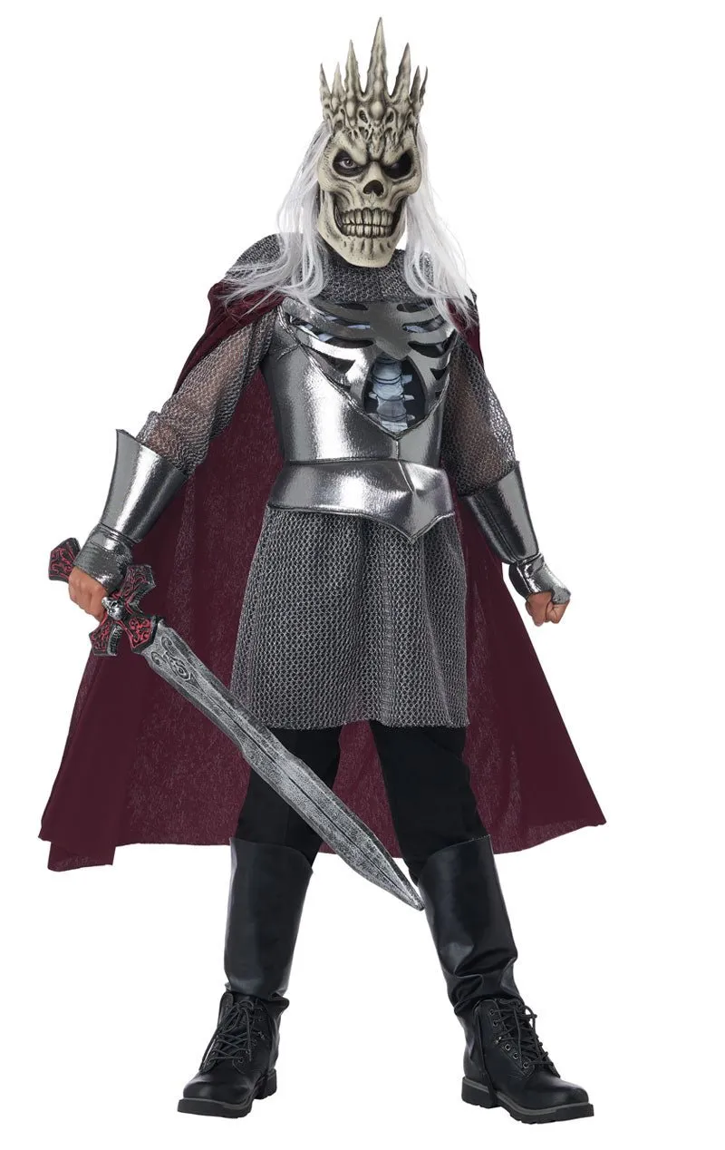 Kids Fearsome Skeleton King Costume