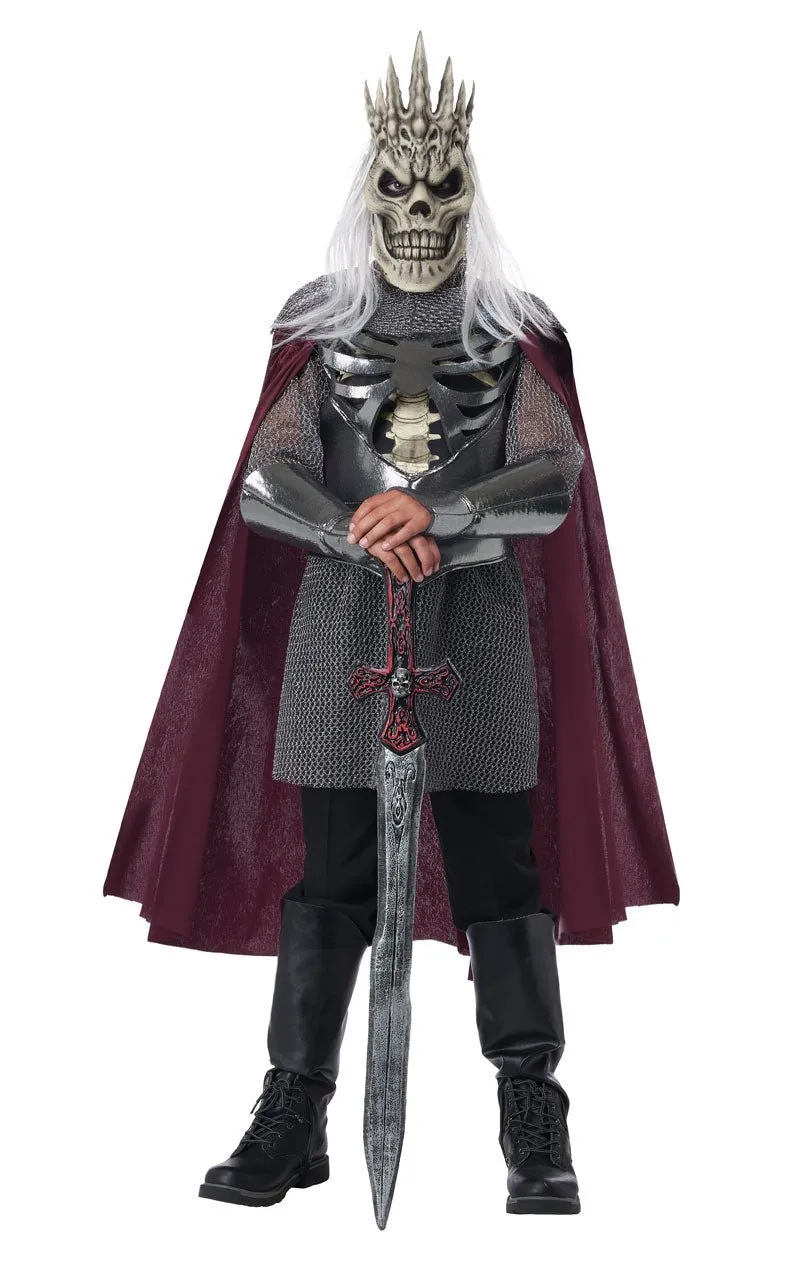 Kids Fearsome Skeleton King Costume