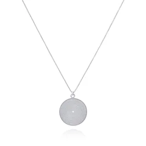 KRISTA SILVER MEDIUM PENDANT NECKLACE FILIGREE