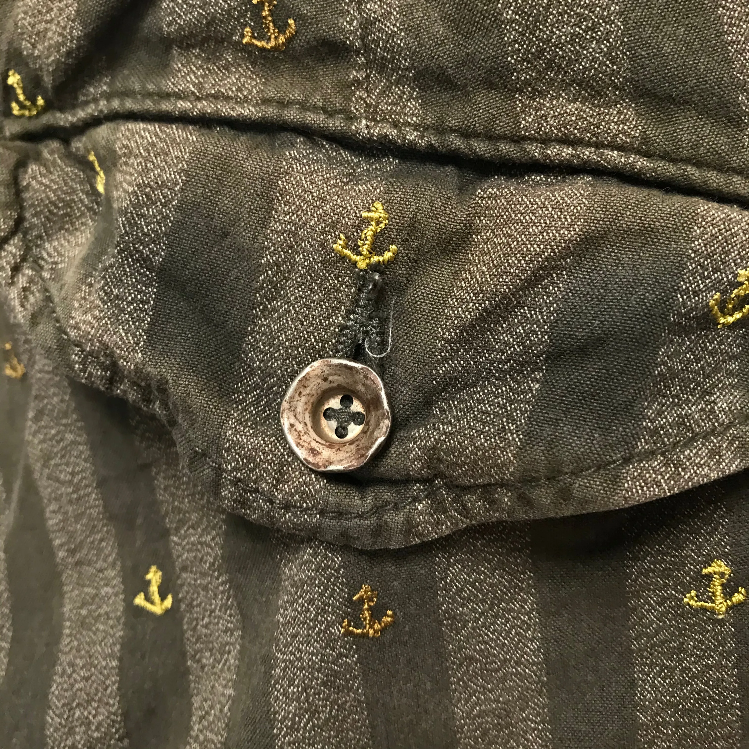 [L] Kapital Cotton Anchor Shorts