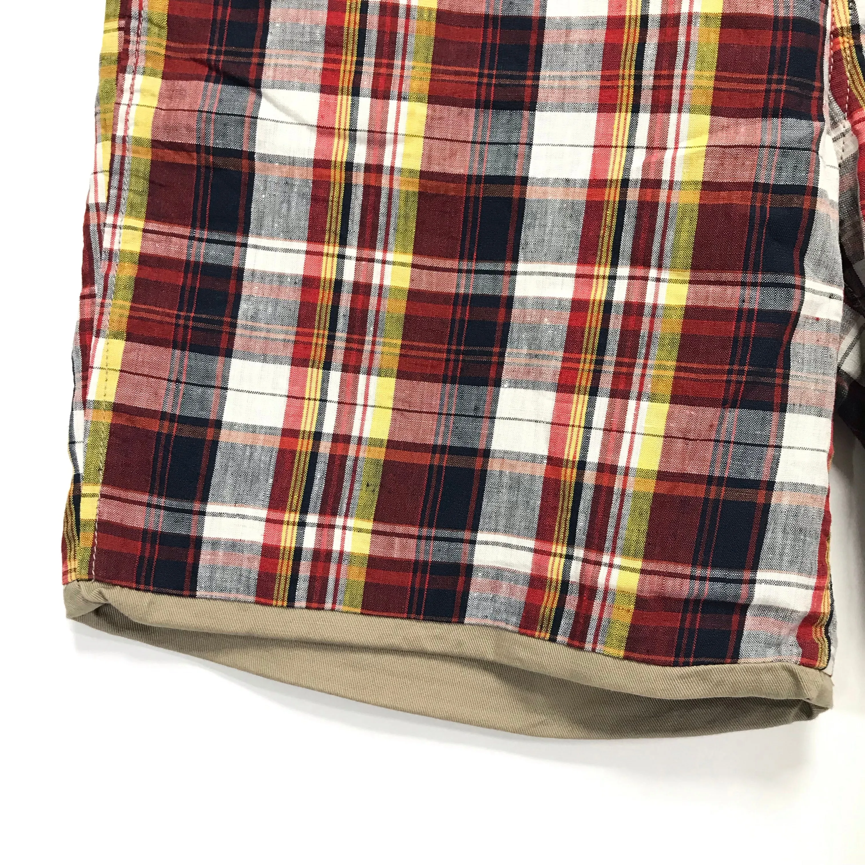 [L] Kapital Madras Check Shorts