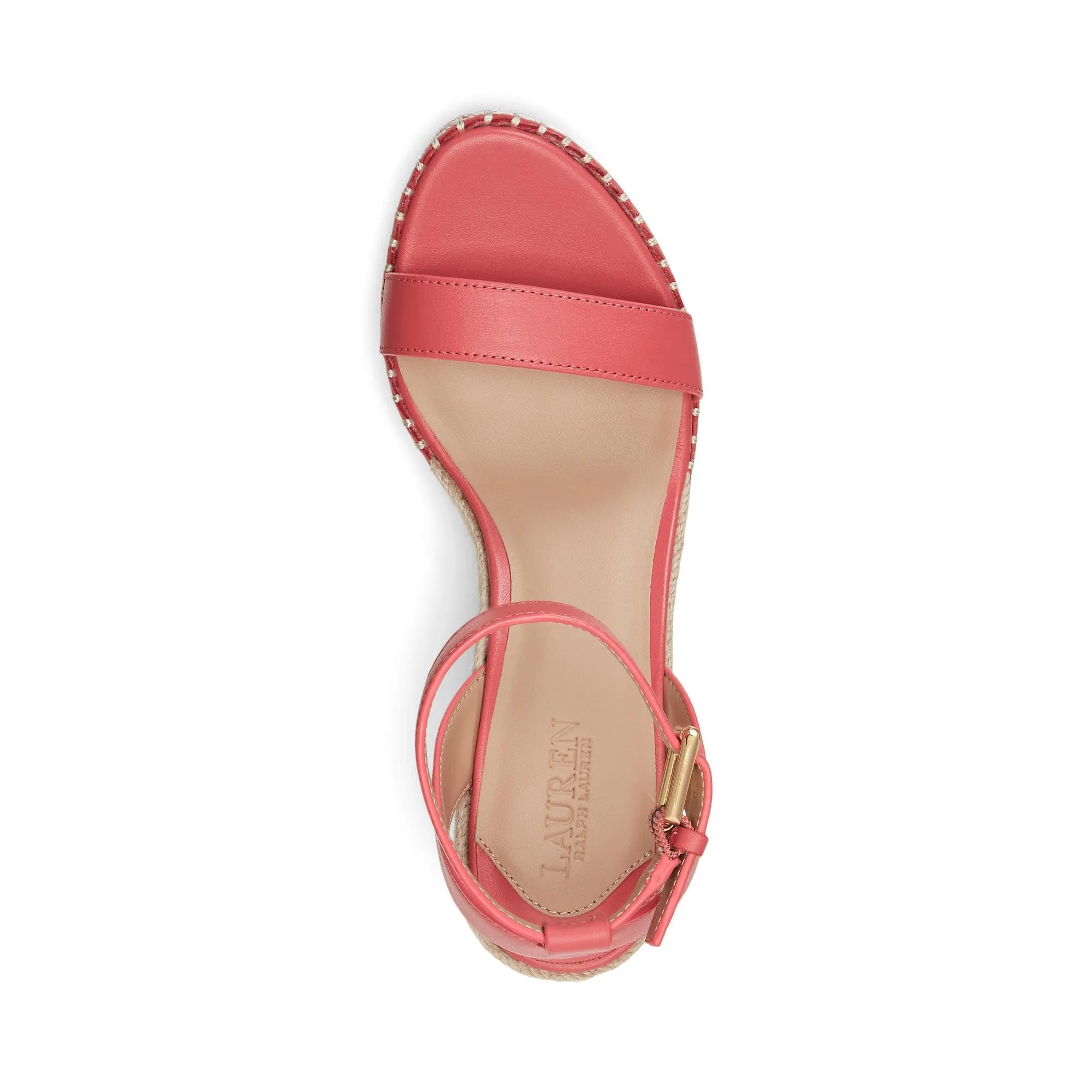 Lauren Ralph Lauren Women's Hilarie Espadrille Adirondack Berry 7.5 Medium