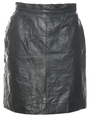 Leather Pencil Skirt - S
