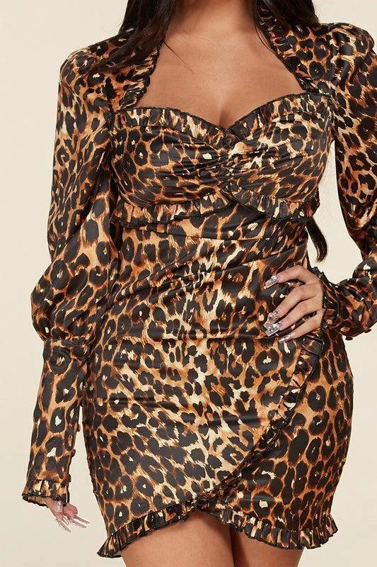 LEOPARD MINI DRESS