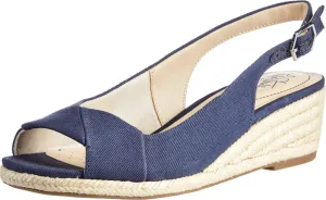 LifeStride Womens Socialite Espadrille Navy 7 W