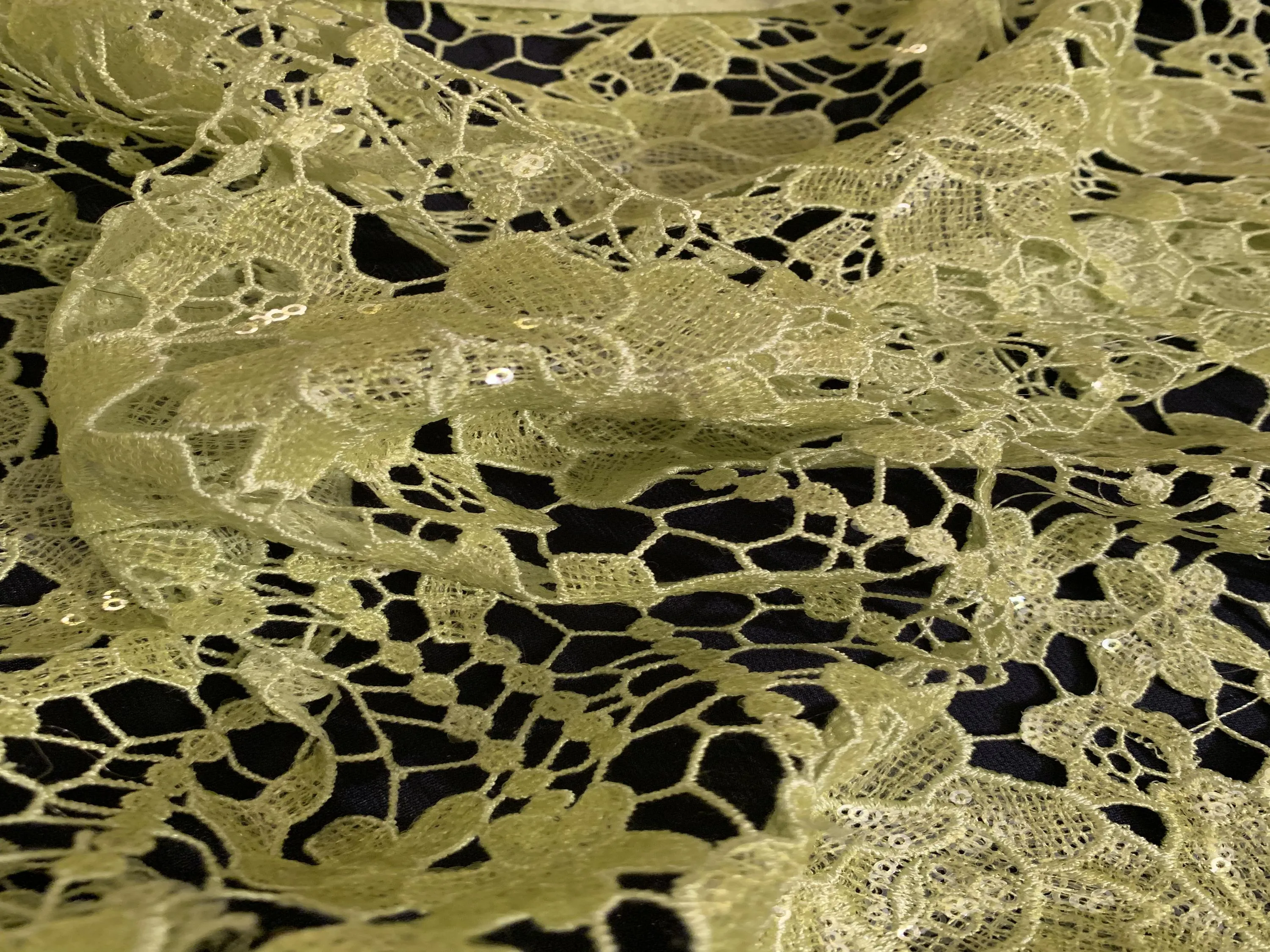 Lime Green Lace