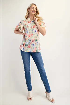 Lisa Floral Top