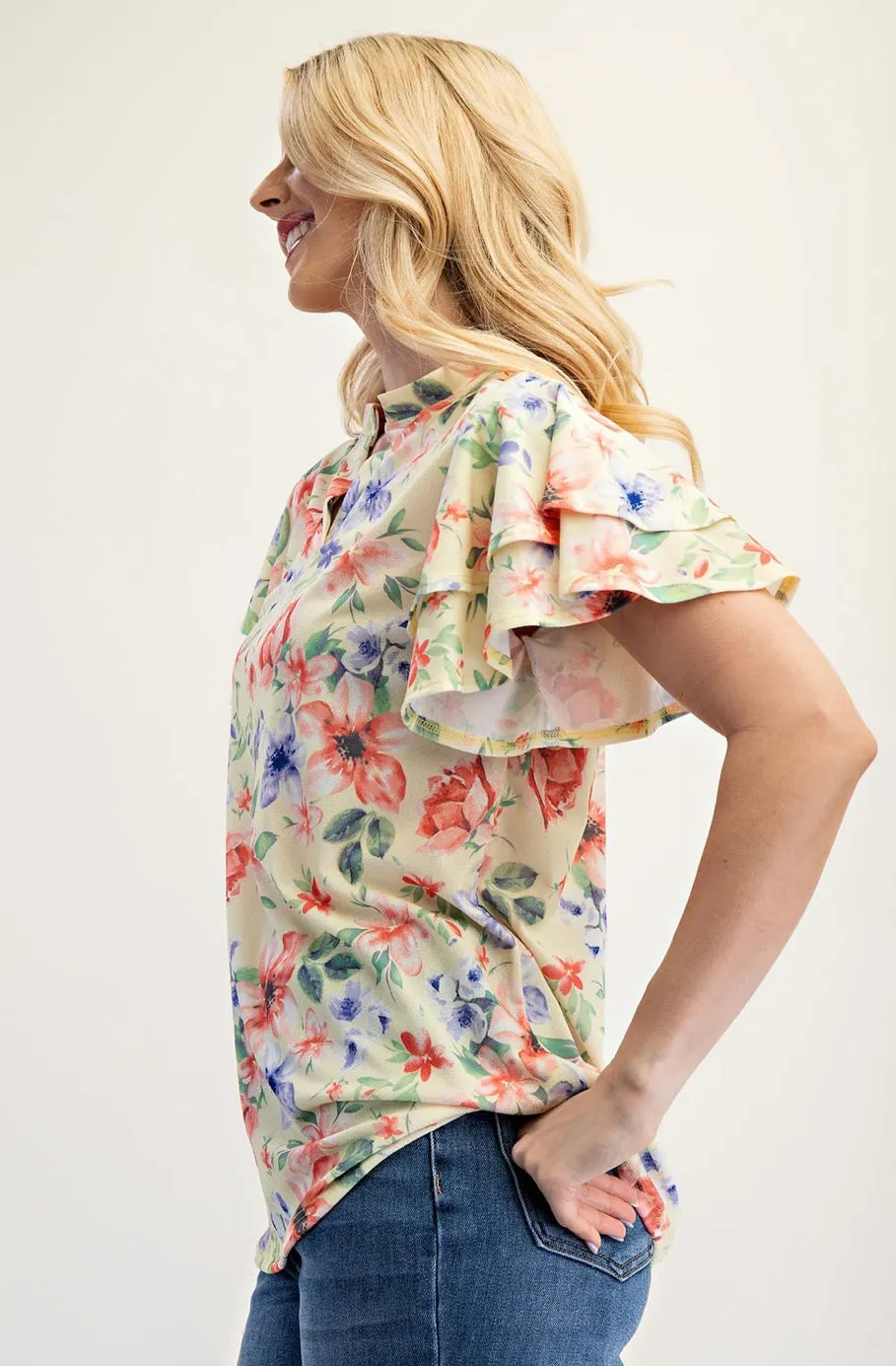 Lisa Floral Top
