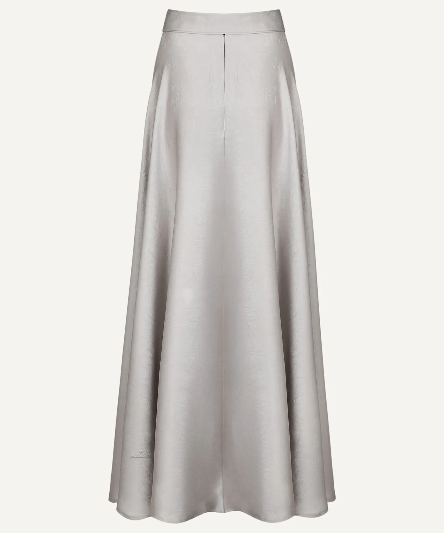 Lite Oat Draped Satin Maxi Skirt