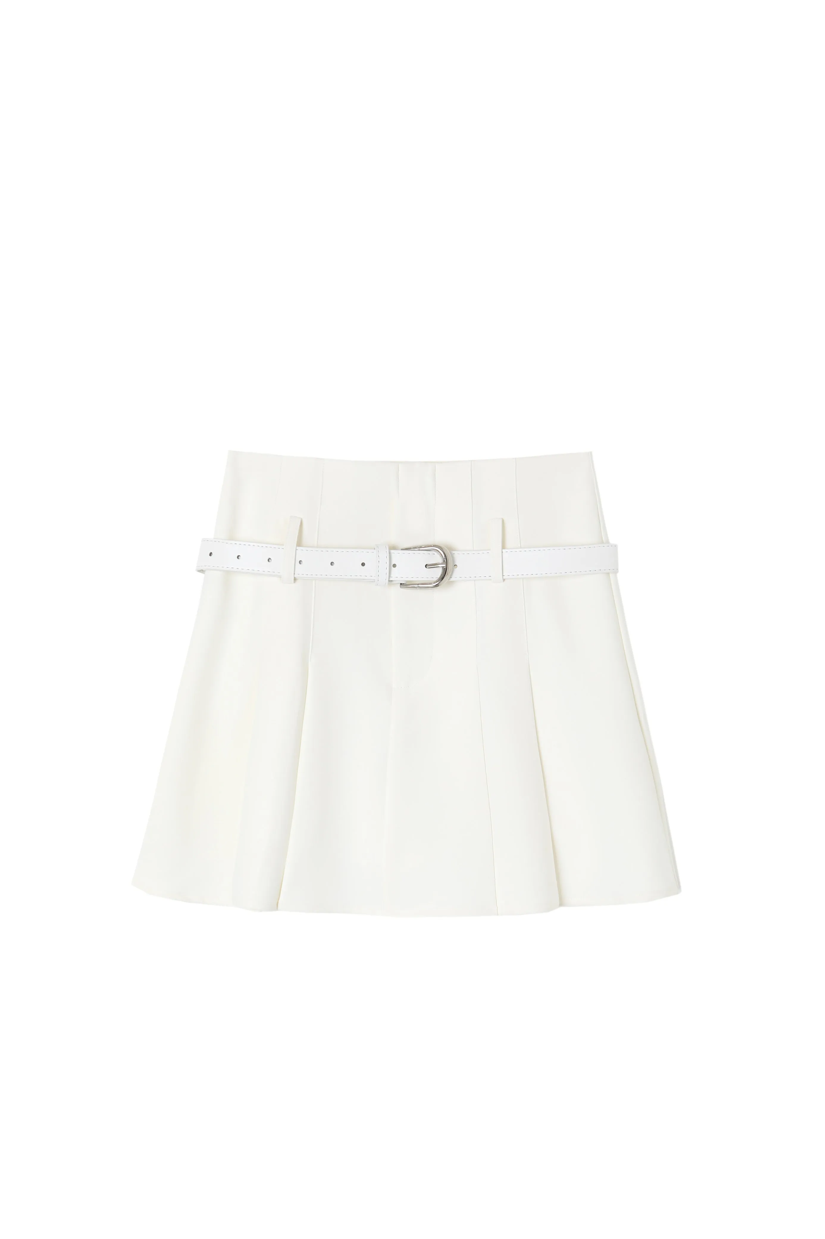 Love Parade Pleated Skirt With Belt