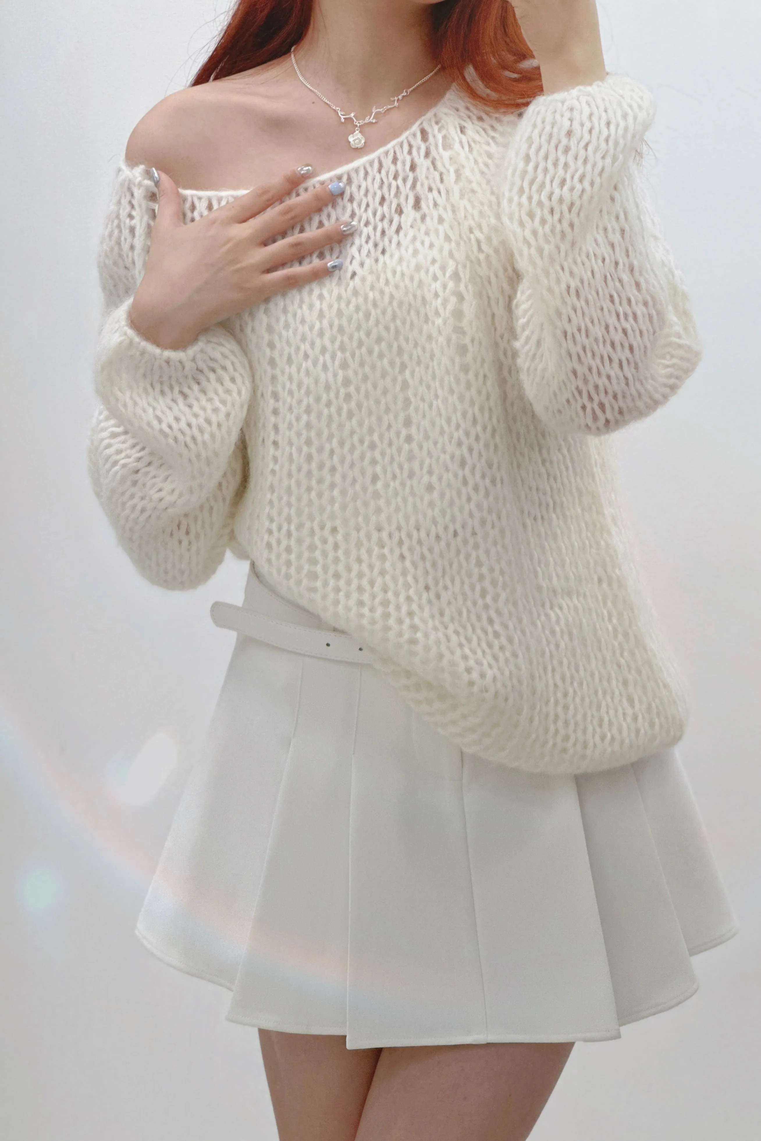 Love Parade Pleated Skirt With Belt