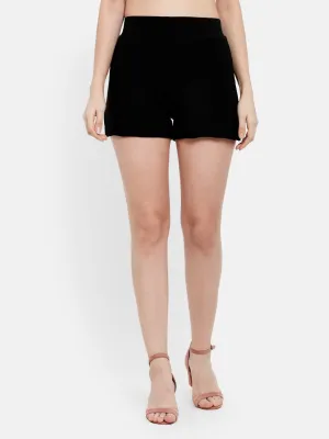 LUNYA PIMA WITH BACK POCKET COTTON SPANDEX INTERLOCK SHORTS