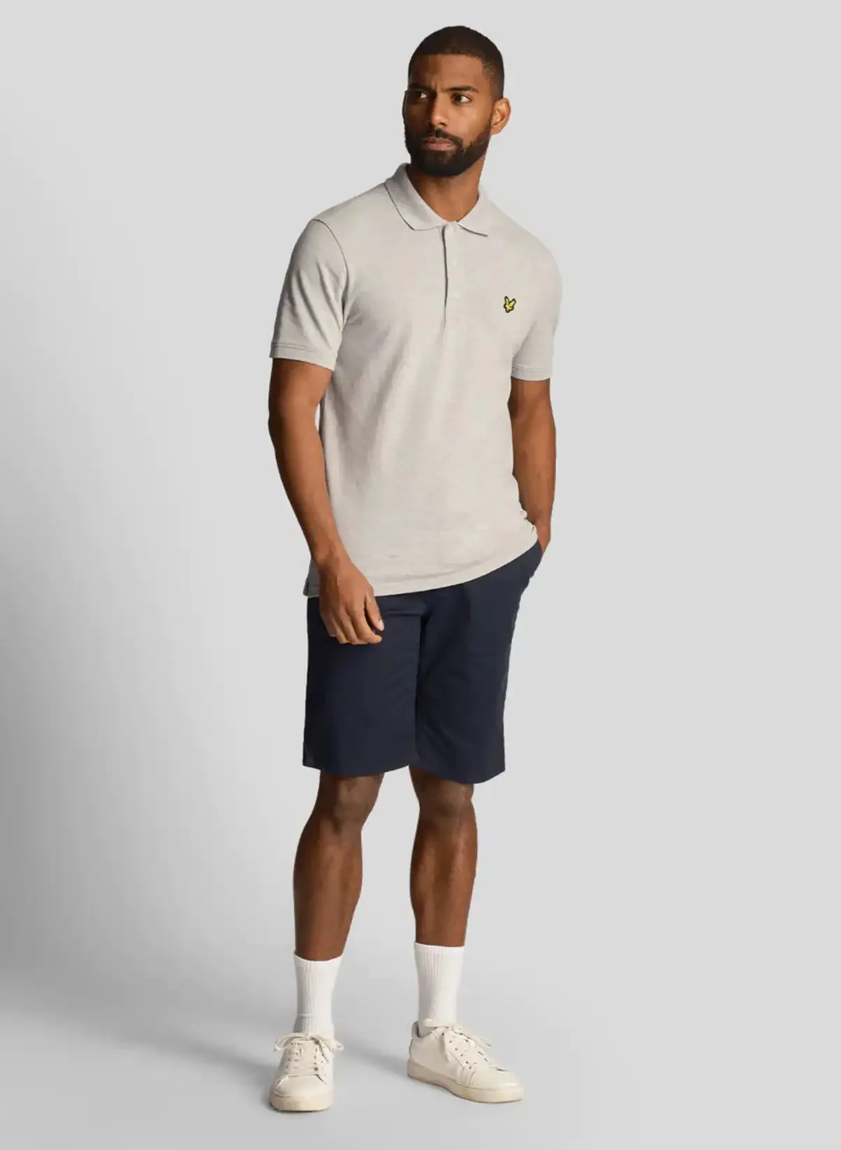 Lyle & Scott Mens Anfield Chino Shorts Dark Navy