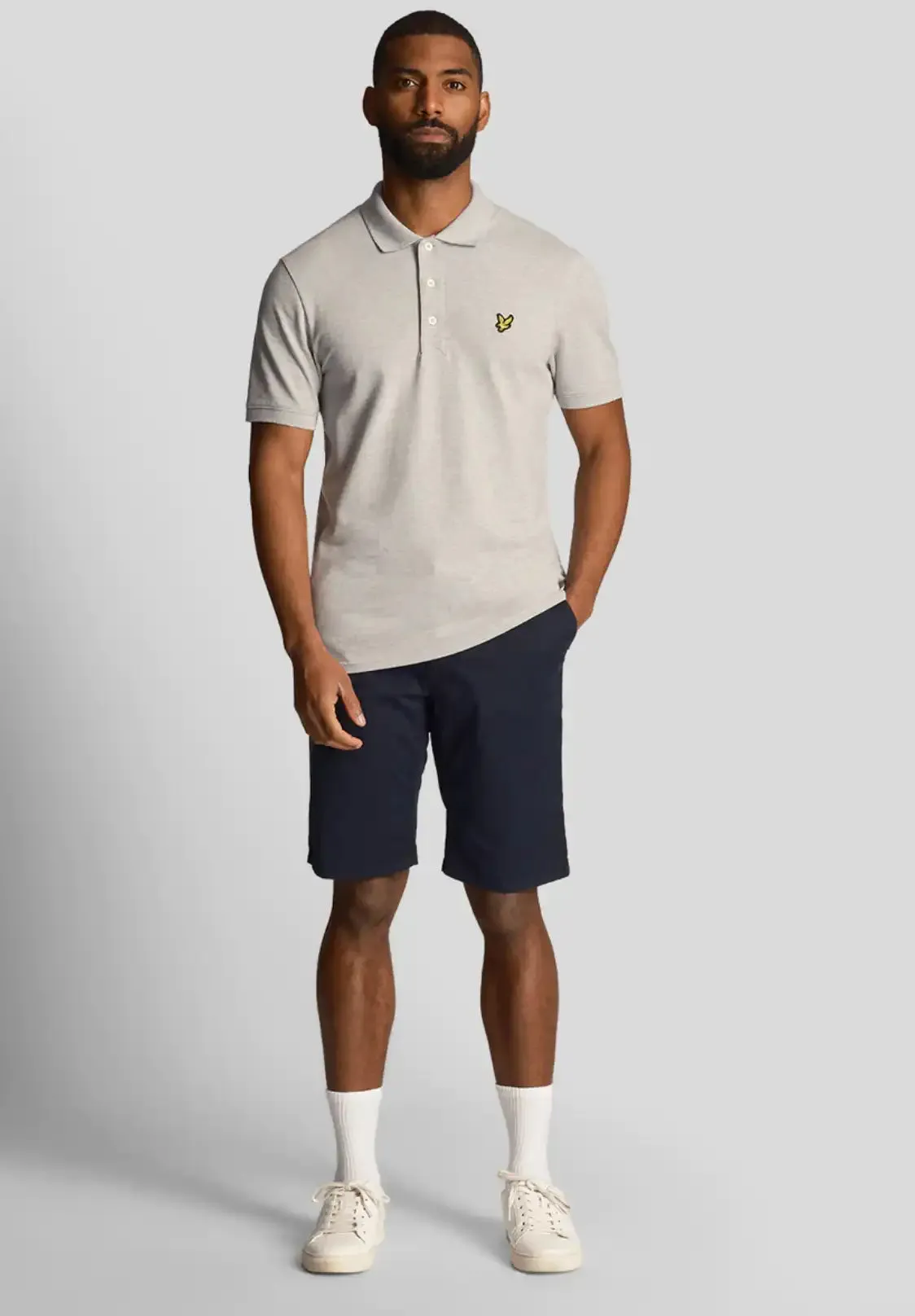 Lyle & Scott Mens Anfield Chino Shorts Dark Navy
