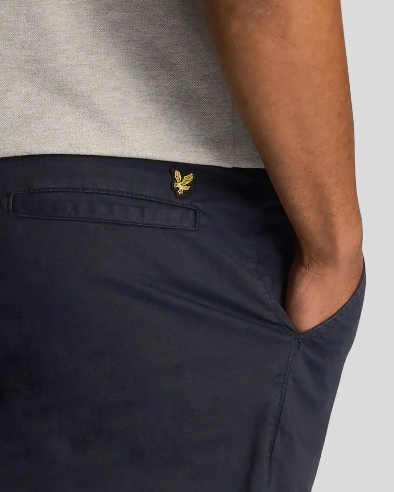 Lyle & Scott Mens Anfield Chino Shorts Dark Navy