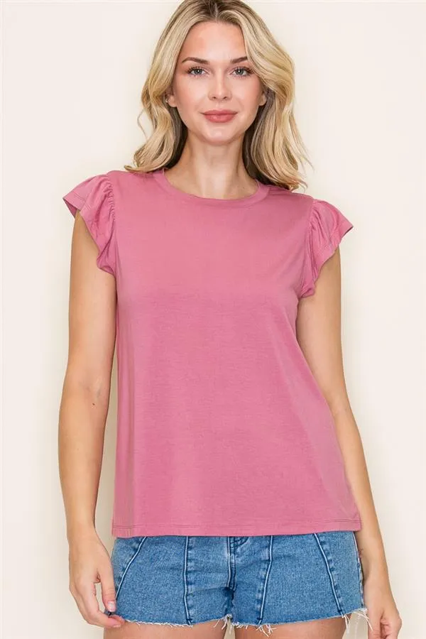 Macy Marsala Top