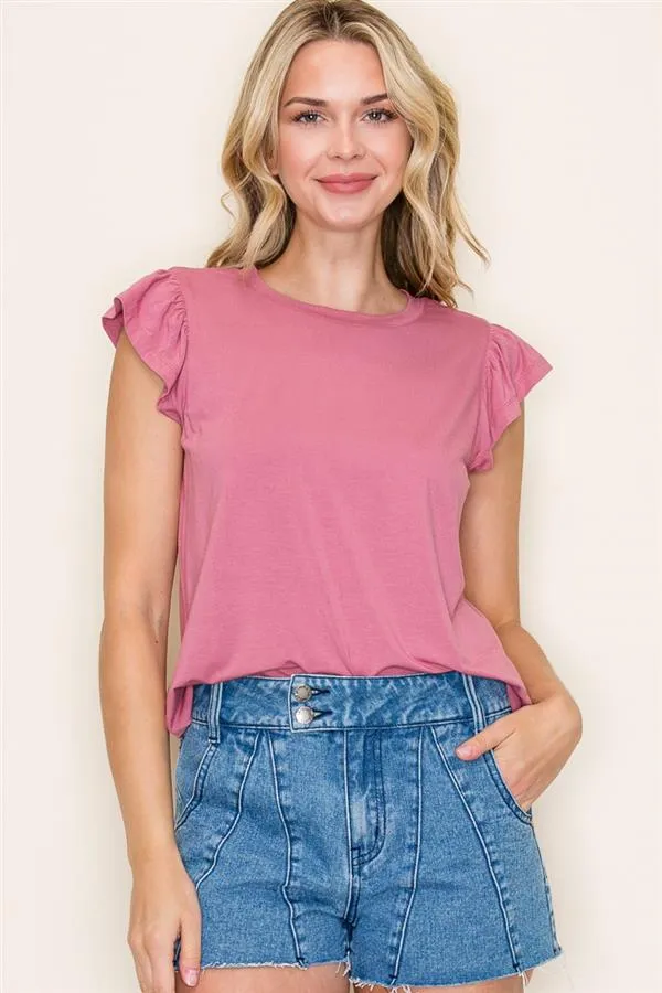 Macy Marsala Top