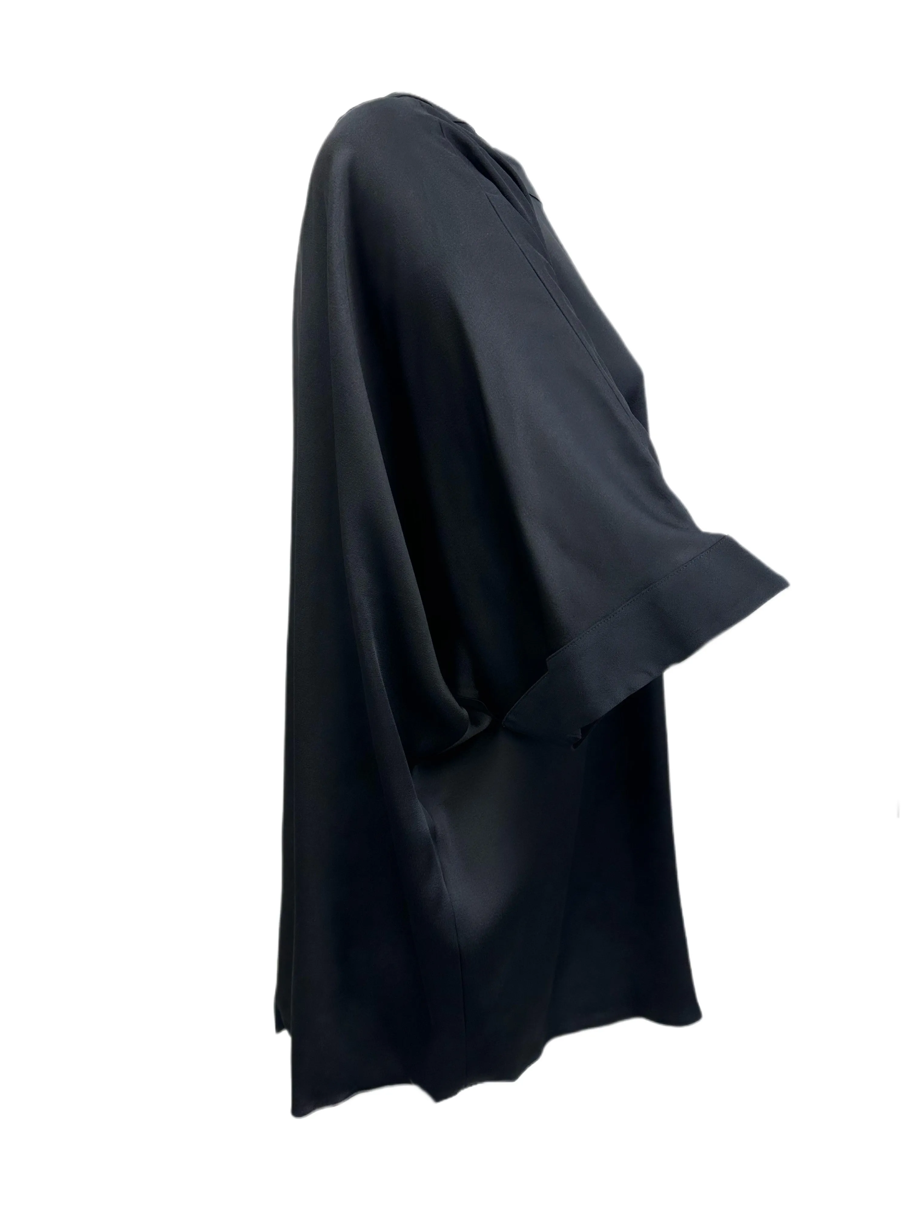 Marina Rinaldi Women's Black Favola 3/4 Sleeve Tunic Size 16W/25 NWT