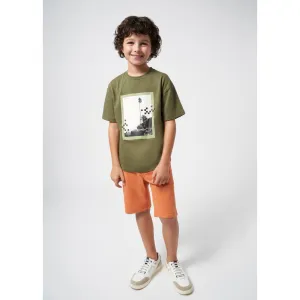 Mayoral Older Boys Shorts 231 Orange