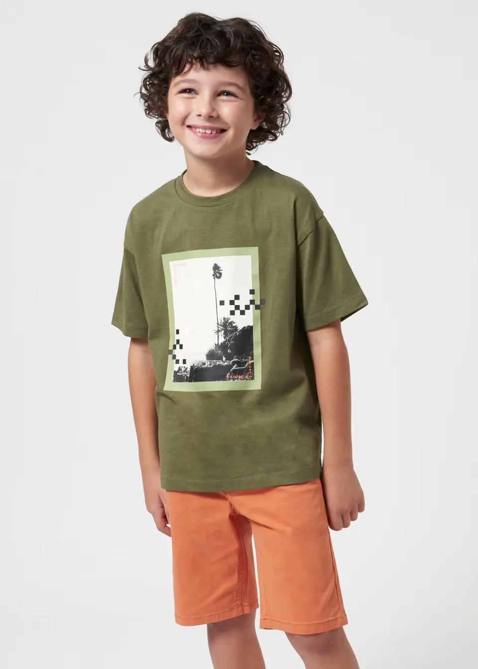 Mayoral Older Boys Shorts 231 Orange