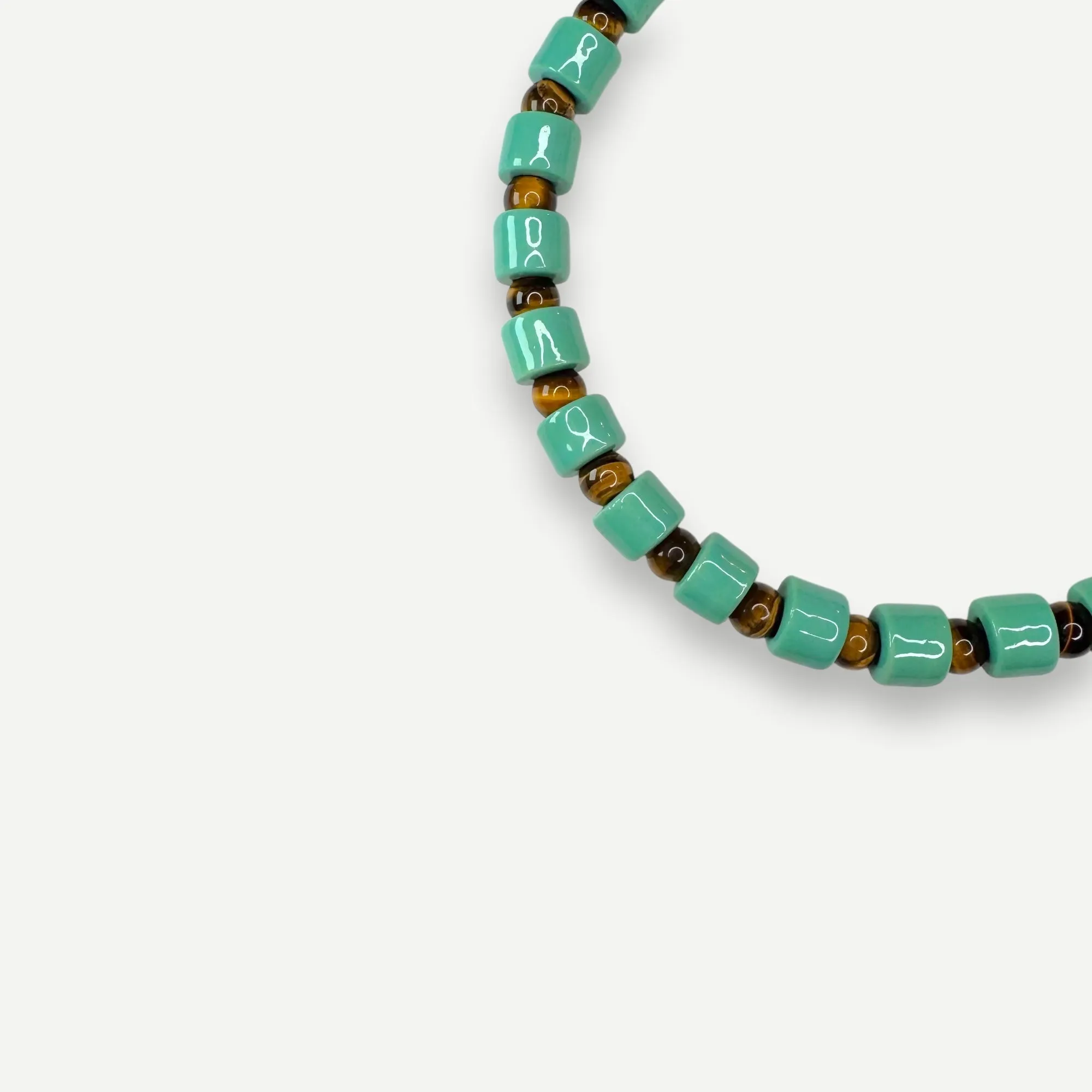 MING & TIGERS EYE SUNDRY.  BEAD TWO.